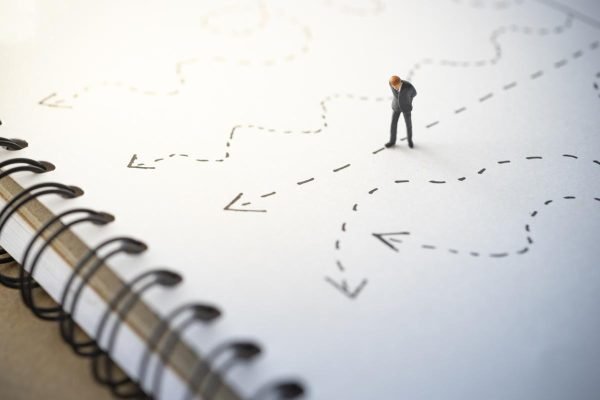 Business concept of direction
