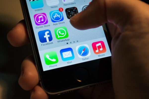 Facebook and WhatsApp applications
